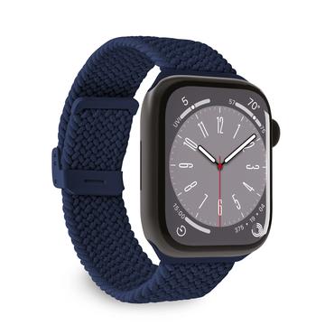 Corea Puro Loop para Apple Watch Series Ultra 2/Ultra/10/9/8/SE (2022)/7/SE/6/5/4/3/2/1 - 49mm/46mm/45mm/44mm/42mm - Azul Oscuro