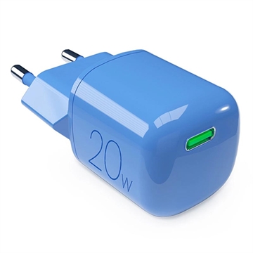 Cargador de pared Puro MiniPro GaN USB-C - 20W - Azul