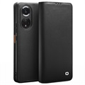 Funda Clásica de Cuero Qialino para Samsung Galaxy Note10+ - Estilo Cartera - Negro