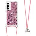 Carcasa de TPU Quicksand Series para Samsung Galaxy A35 - Rosa