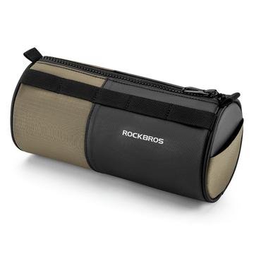 ROCKBROS W007 Bolsa colgante para manillar de bicicleta Poliéster+PU Bolsa para cilindro delantero de bicicleta