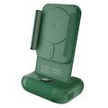 RX01-B Bluetooth Selfie Grip con carga inalámbrica y disparador remoto - 15W compatible con MagSafe - Verde