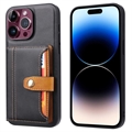 Funda con Cartera Retro Style para iPhone 15 Pro Max