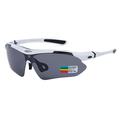 RockBros Polarized Cycling Glasses with 5 Lenses - Blanco