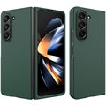 Carcasa de Plástico Engomado para Samsung Galaxy Z Fold5 - Verde