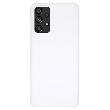 Carcasa de Plástico Engomado para Samsung Galaxy A23 - Blanco