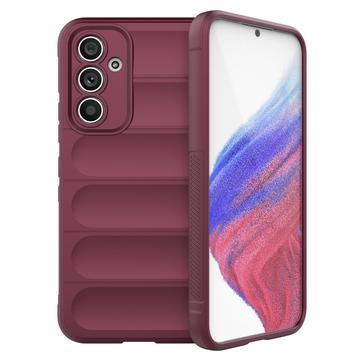 Carcasa de TPU Rugged para Samsung Galaxy A54 5G - Vino Tinto