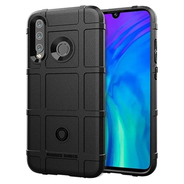 Carcasa de TPU Rugged Shield para Honor 20 Lite - Negro