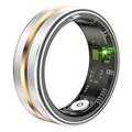 SR03 Ultra-Thin Multifunctional Smart Ring - Tamaño: 11/20.7mm - Oro Medio / Plata