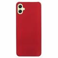 Carcasa de Plástico Engomado para Samsung Galaxy A05 - Rojo