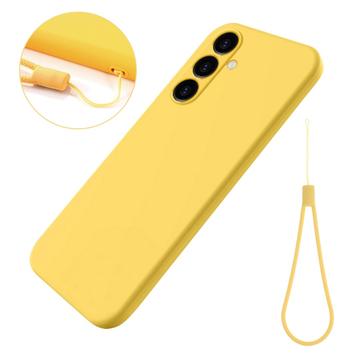 Funda de Silicona Liquid para Samsung Galaxy A05s - Amarillo