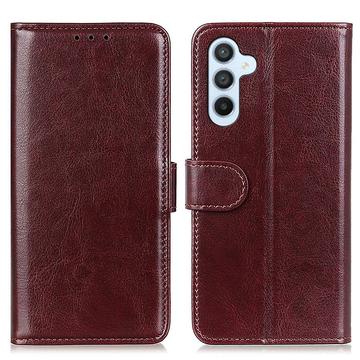 Funda con Cierre Magnético para Samsung Galaxy A05s - Estilo Cartera - Marrón