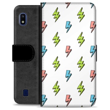 Funda Cartera Premium para Samsung Galaxy A10 - Relámpagos