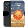 Funda Cartera Premium para Samsung Galaxy A12 - Baloncesto