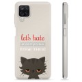 Funda de TPU para Samsung Galaxy A12 - Gato Enfadado