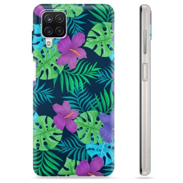 Funda de TPU para Samsung Galaxy A12 - Flores Tropicales