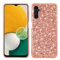 Funda Híbrida Glitter Series para Samsung Galaxy A15 - Rosa Dorado