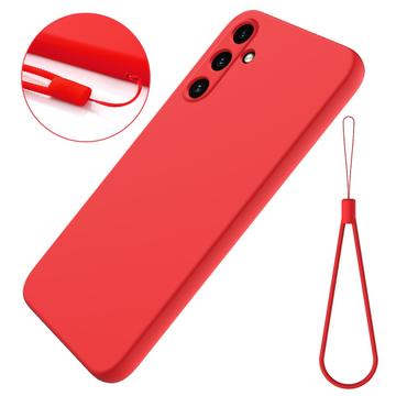 Funda de Silicona Líquida para Samsung Galaxy A15 - Rojo