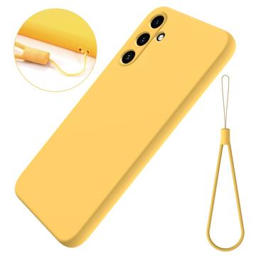 Funda de Silicona Líquida para Samsung Galaxy A15 - Amarillo