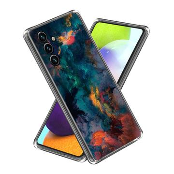 Carcasa de TPU Stylish Ultra Fina para Samsung Galaxy A15 - Nubes Coloridas