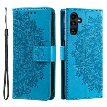 Funda Mandala Series para Samsung Galaxy A16 - Estilo Cartera - Azul