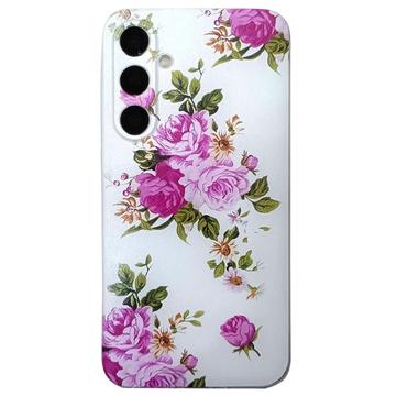 Carcasa de TPU Stylish Ultra Fina para Samsung Galaxy A16 - Flor rosa