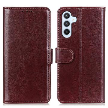 Funda de cartera con cierre magnético para Samsung Galaxy A16 - Marrón