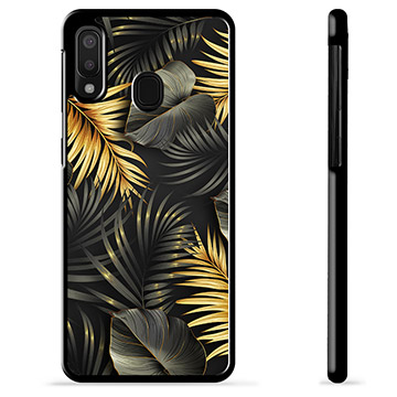 Carcasa Protectora para Samsung Galaxy A20e - Hojas Doradas