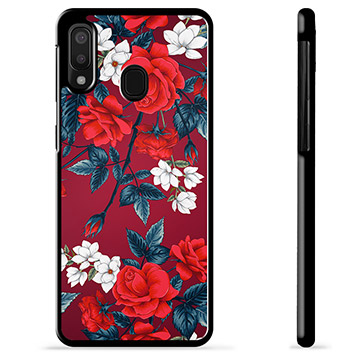 Carcasa Protectora para Samsung Galaxy A20e - Flores Vintage