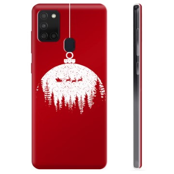 Funda de TPU para Samsung Galaxy A21s - Pelota de Navidad