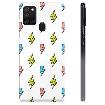 Funda de TPU para Samsung Galaxy A21s - Relámpagos