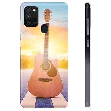 Funda de TPU para Samsung Galaxy A21s - Guitarra