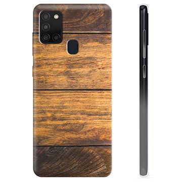 Funda de TPU para Samsung Galaxy A21s - Madera