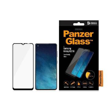 Protector de Pantalla PanzerGlass Case Friendly para Samsung Galaxy A22 5G - Borde Negro