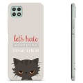 Funda de TPU para Samsung Galaxy A22 5G - Gato Enfadado