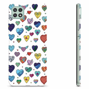 Funda de TPU para Samsung Galaxy A22 5G - Corazones