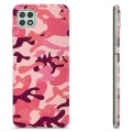 Funda de TPU para Samsung Galaxy A22 5G - Camuflaje Rosa