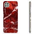 Funda de TPU para Samsung Galaxy A22 5G - Mármol Rojo