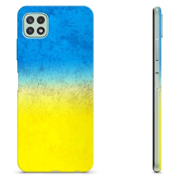 Funda TPU con bandera de Ucrania para Samsung Galaxy A22 5G - Bicolor