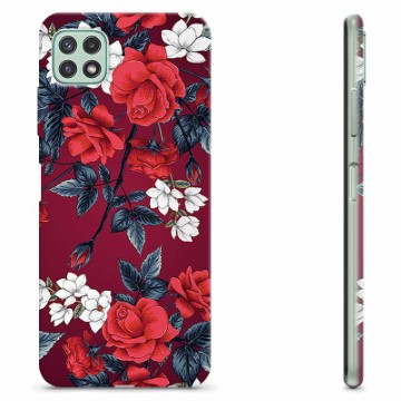 Funda de TPU para Samsung Galaxy A22 5G - Flores Vintage