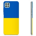 Funda TPU con bandera de Ucrania para Samsung Galaxy A22 5G - Amarillo y azul claro