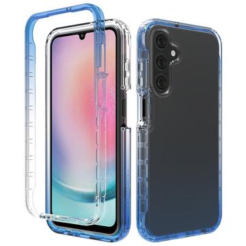 Carcasa Híbrida Gradient Series para Samsung Galaxy A25 - Azul / Transparente