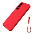 Funda de Silicona Líquida para Samsung Galaxy A25 - Rojo