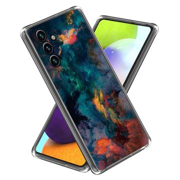 Carcasa de TPU Stylish Ultra Fina para Samsung Galaxy A25 - Nubes Coloridas