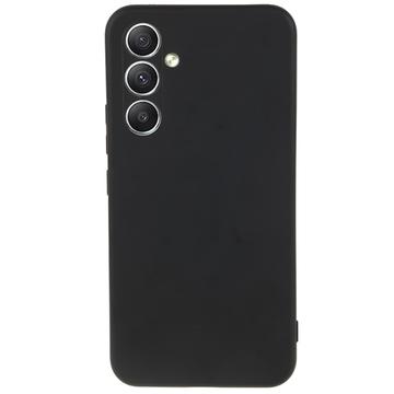 Carcasa de TPU Anti-Huellas Dactilares Mate para Samsung Galaxy A34 5G - Negro