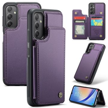 Funda Samsung Galaxy A34 5G Caseme C22 RFID Card Wallet - Morado