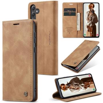 Funda Caseme Serie 013 para Samsung Galaxy A35 - Estilo Cartera - Marrón