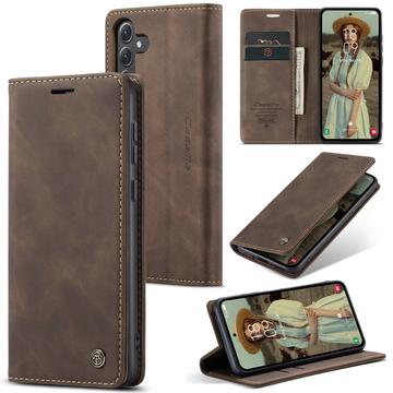 Funda Caseme Serie 013 para Samsung Galaxy A35 - Estilo Cartera - Café