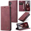 Funda Caseme Serie 013 para Samsung Galaxy A35 - Estilo Cartera - Vino Tinto