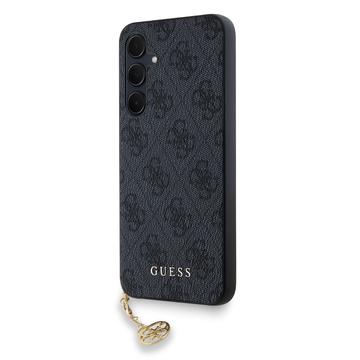 Carcasa Híbrida Guess 4G Charms Collection para Samsung Galaxy A35 - Gris